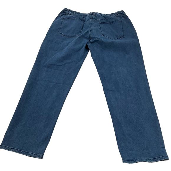 New with Tags Soojun Jeans 44"x32" Men's "Blue" Comfort Stretch Elastic Waist - Picture 2 of 11